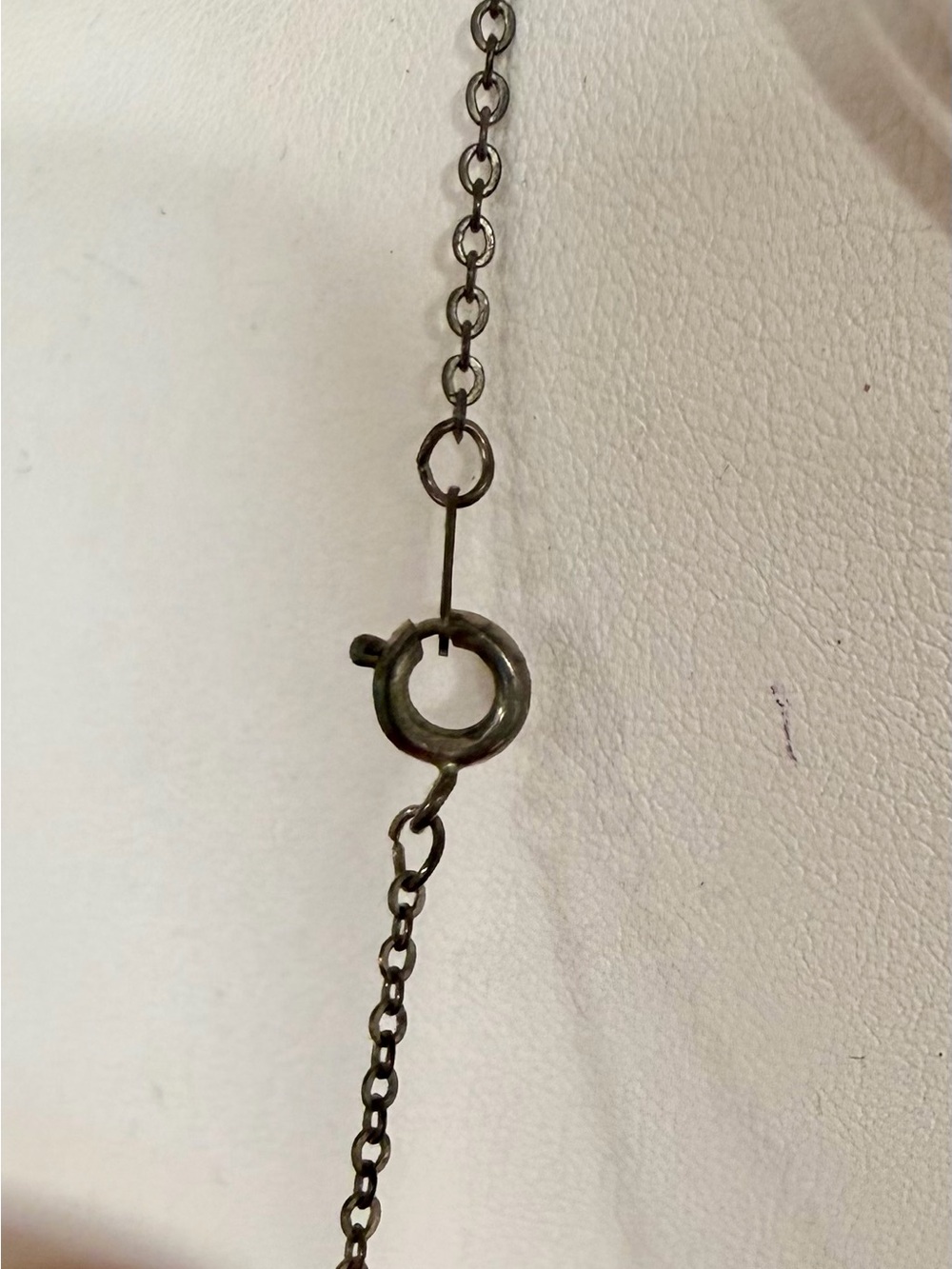 Vintage Rocking Horse Pendant Necklace in Antique Silver 18” - Picture 2 of 2